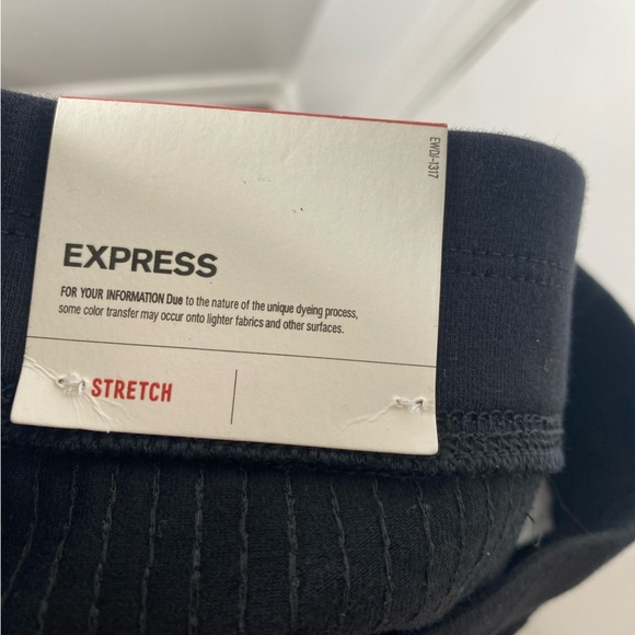 Express NWT Sequin Black Women's Skinny Legging Pants - Picture 6 of 9